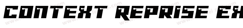 Context Reprise Expanded SSi Expanded字体转换